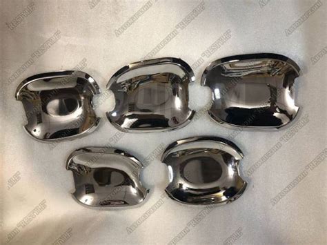 Купить Накладки ПОД ручки дверей Toyota Prado 120 (нержавейка) во ...