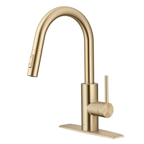 Kraus Oletto Single Handle Pull Down Sprayer Kitchen Faucet In Spot