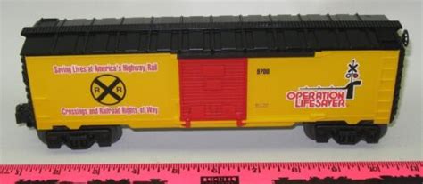 Lionel New 6 26201 Operation Lifesaver Boxcar 9700 Ebay