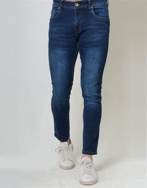 Slim Fitted Dark Wash Jeans - Men Jeans Collection | DenimInn.com