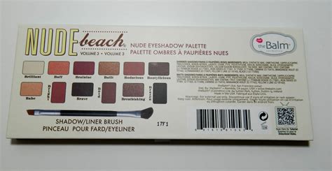 Sparkle Me Beauty Blog Thebalm Nude Beach Paleta Recenzija