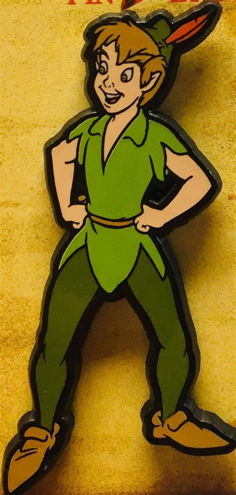 vintage peter pan pin etsy