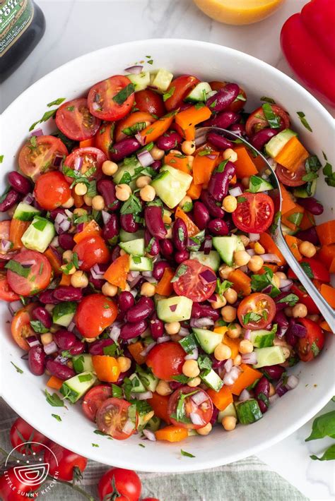 Mediterranean red kidney bean salad – Artofit