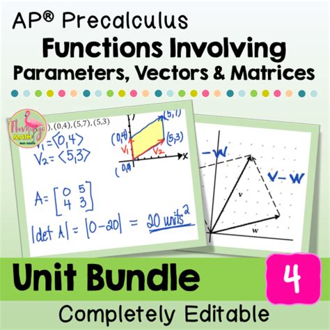 Ap Precalculus Trigonometric And Polar Functions Unit Flamingo