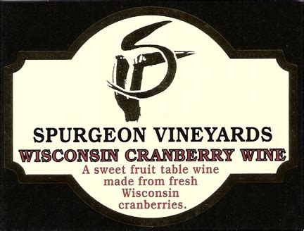 Wisconsin Cranberry - Spurgeon Vineyards