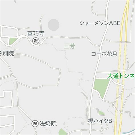 大分県大分市羽屋新町3丁目1−2のゼンリン地図の印刷 いつもnavi