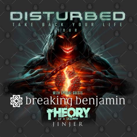 Disturbed World Tour 2023 Poster Set, Take Back Your Life Tour Poster Set, Disturbed Band Poster ...