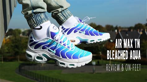 Nike Air Max Plus TN Bleached Aqua Review On Feet KixFix YouTube