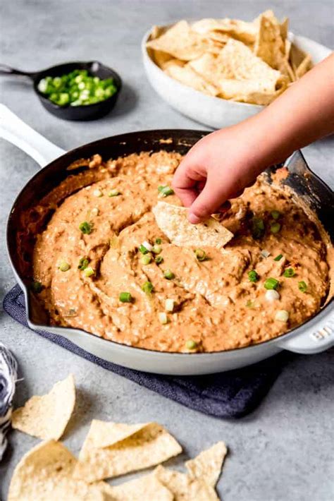 Easy Refried Bean Dip House Of Nash Eats