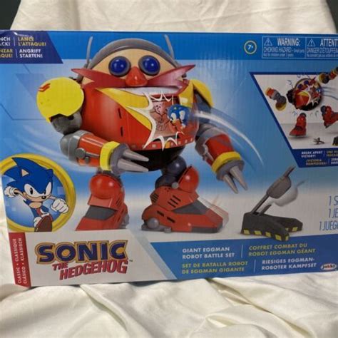 Sonic The Hedgehog Giant Eggman Robot Battle Set With Catapult