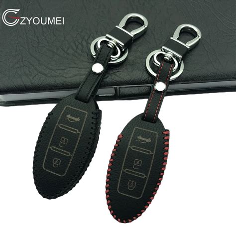 Aliexpress Buy Genuine Leather Car Key Cover Auto Key Ring Holder