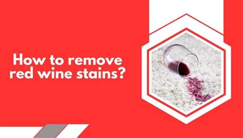 How To Remove Red Wine Stains Hunter Valley Wine Tours