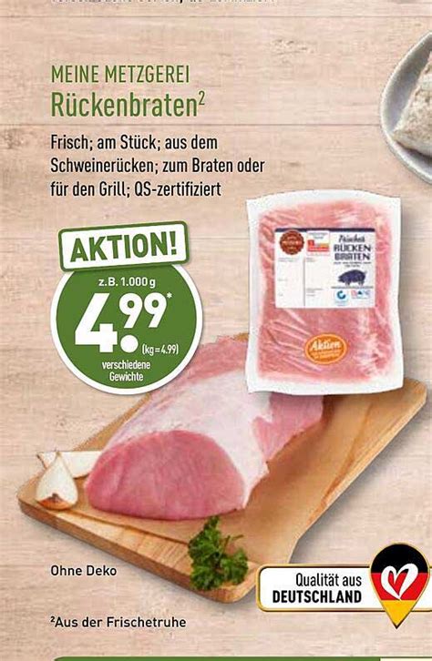 Meine Metzgerei Rückenbraten Angebot bei ALDI Nord 1Prospekte de