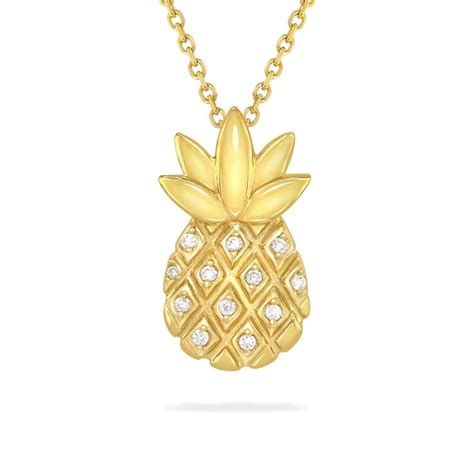 Pineapple Pendant Na Hoku Hawaiis Finest Jewelers Since 1924