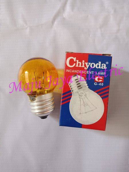 Jual Lampu Bohlam Pijar Chiyoda Incandescent Lamp 5 W Watt Kuning