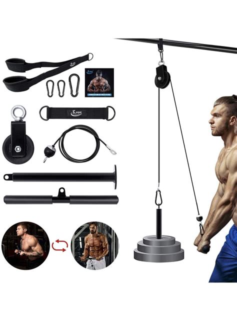 Buy Fitness Lat And Lift Pulley System Home Gym Workout Equipment