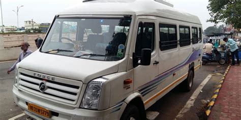 Hire Seater Ac Tempo Traveller In Odisha Book Tempo Traveller Cabs