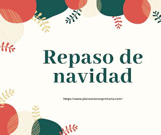 Cuadernillo de repaso navideño 3er grado PLANEACIONES GRATIS