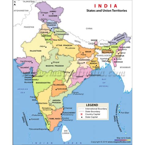 Political Map Of India