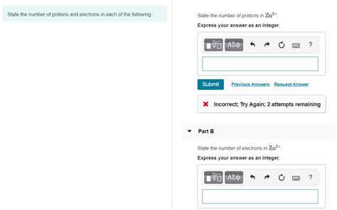 Solved State the number of protons and electrons in each of | Chegg.com 