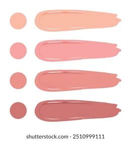 Realistic Pink Nude Lipstick Lip Gloss Stock Vector Royalty Free