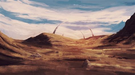 Wasteland sketch : r/conceptart