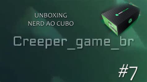 Unboxing Nerd Ao Cubo Youtube