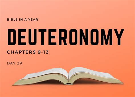 Deuteronomy 9 - Bible in a Year - Bible Study Brainstorm