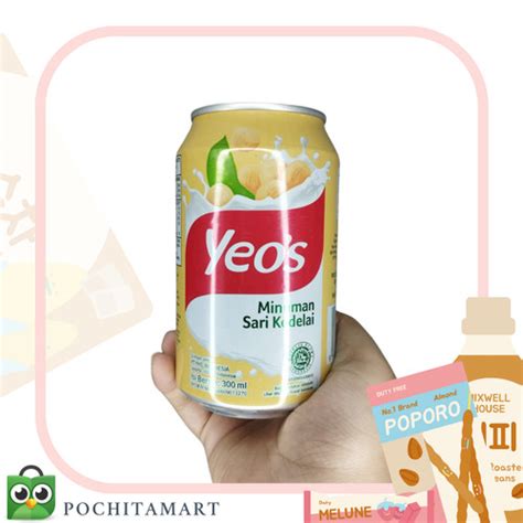 Jual Yeos Minuman Sari Kedelai Kaleng Yeos Soy Bean Drink Can Soya