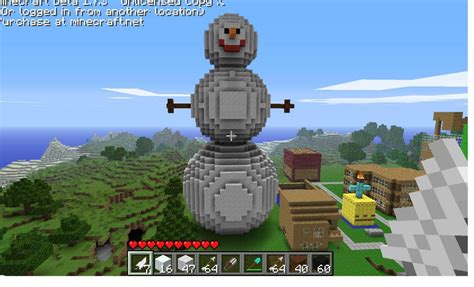 Epic Snowman Minecraft Map