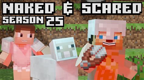 S25e06 Naked And Scared Minecraft Challenge In Ultra Hardcore Youtube