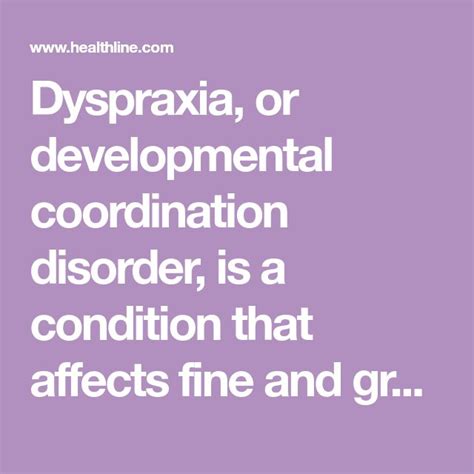 Dyspraxia Symptoms Causes Diagnosis And Treatments