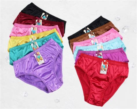 B Vtg Grace Sissy Liquid Satin Wetlook Shiny Nylon Bikini Panties Sz L Xl Xl Ebay