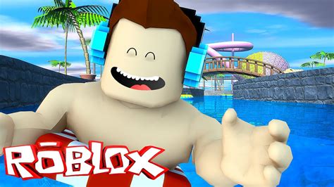 Roblox Parque Aqu Tico Roblox Water Park Youtube