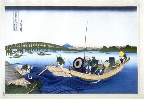 Museum Art Reproductions Ryougokubashi Yuyo By Katsushika Hokusai