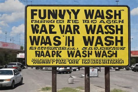 Clever and Funny Car Wash Signs: Adding Humor to Auto Care - Visible, Relevant, Successful ...