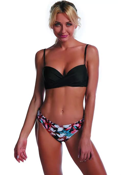 Buy Lycka Lyh F European Style Lady Bikini Swinwear Black