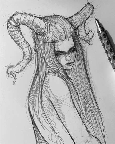 Pencil Sketch Artist Efraín Malo Drawing Artwoonz Dark Art