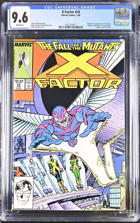 X Factor Cgc White Pages St Appearance Archangel Marvel