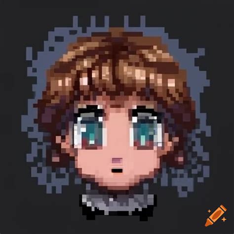 32x32 Highly Detailed Chibi Closeup Eyes Pixel Art