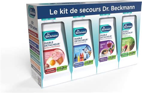 Dr Beckmann Le Kit de secours Dr Beckmann 8 Diables Détacheurs