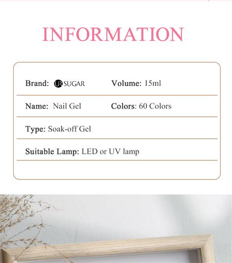 UR SUGAR Gel Polish Colorful Red Pink Nude Gel Polish Long Lasting ML Soak Off UV Nail Art Gel