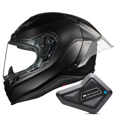 Pack Casco Kit Bluetooth Nexx X R R Black Mat Kit Bluetooth Bt