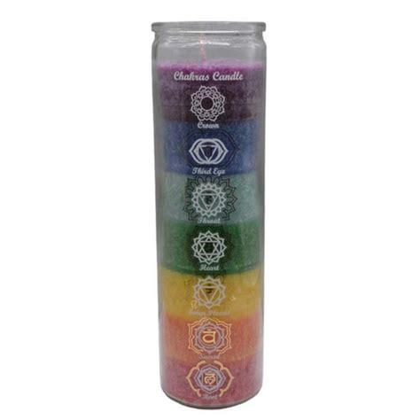 Reiki Infused 7 Chakra Candle Kit The Ancient Sage