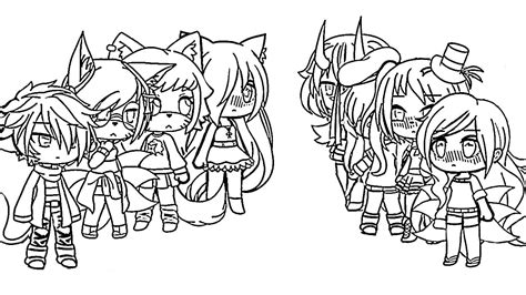 Coloriage Personnages Gacha Life De Gacha Life Games Coloriages