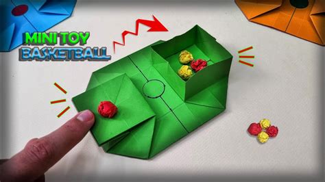 Easy Origami Paper Toys Mini Toy Basketball Pop It How To Make Paper Mini Basketball Youtube