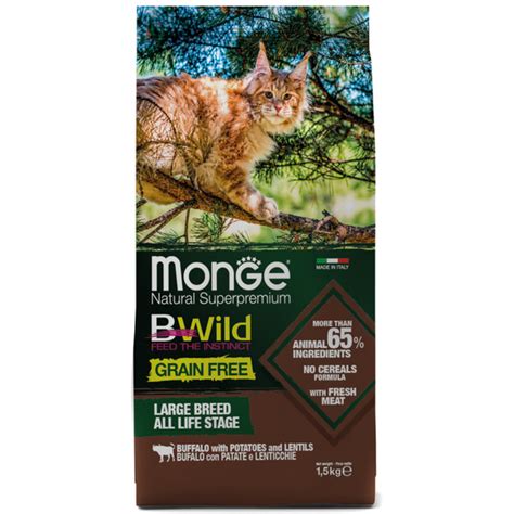 Сухой корм для кошек крупных пород Monge BWild Монж Бивайлд ...