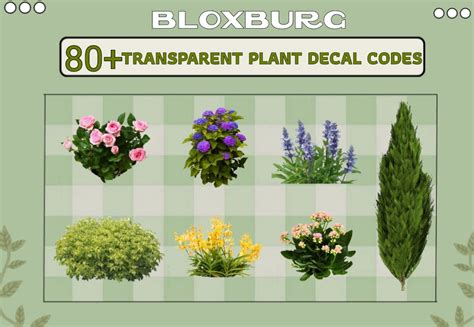 Transparent Tree Decal Codes Bloxburg Roblox Robuilds Off