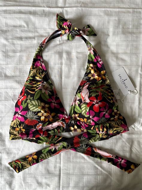 Helt Ny SALTABAD flerfärgad Bikini överdel St Köp på Tradera
