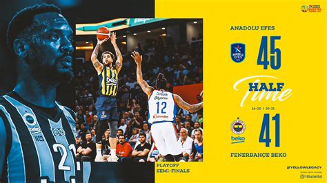 Fenerbah E Beko On Twitter Lk Yar Sonucu Anadolu Efes